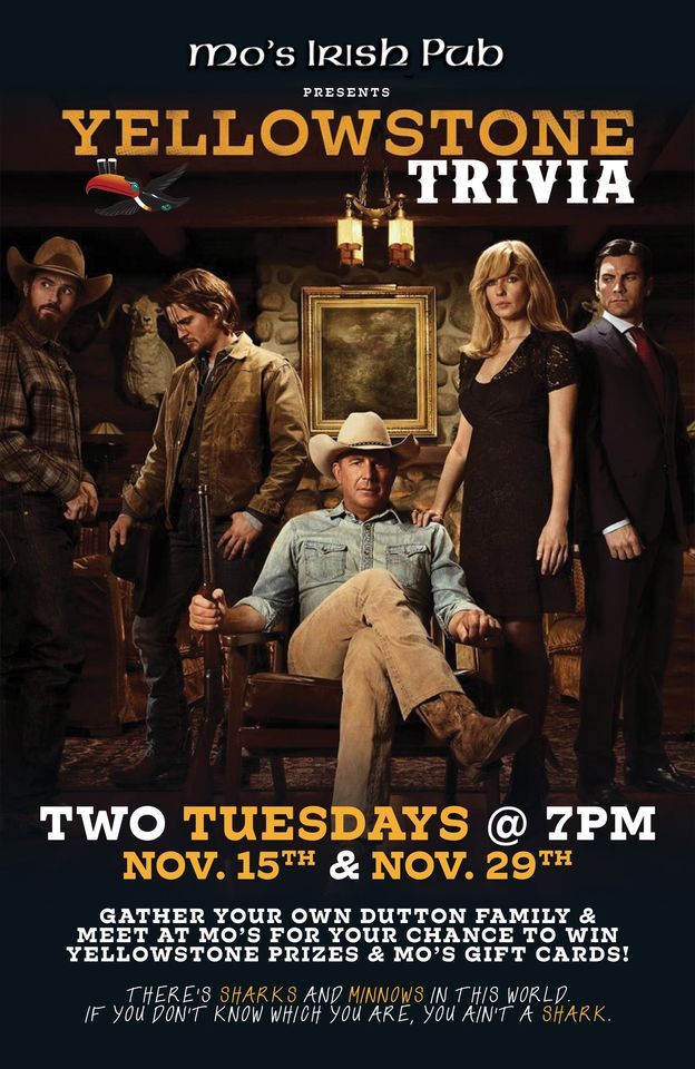 YELLOWSTONE Trivia Night