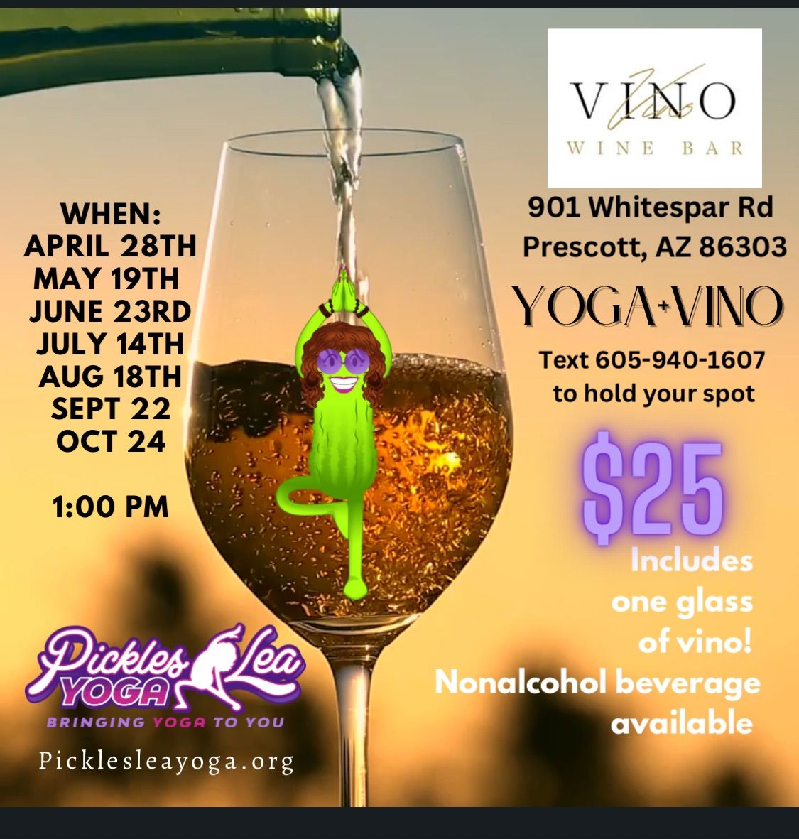 Yoga and Vino 