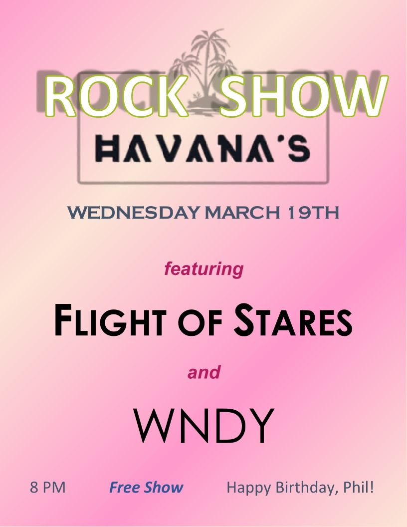 Flight of Stares + WNDY