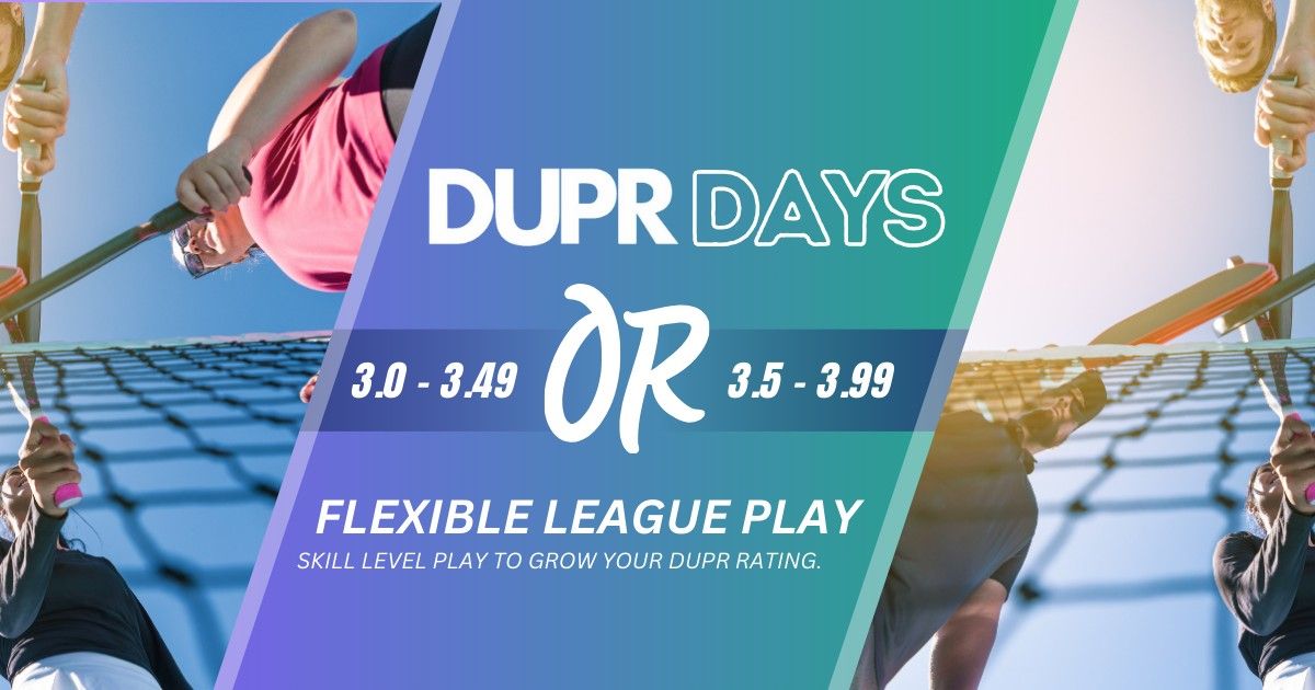 DUPR Days League Play