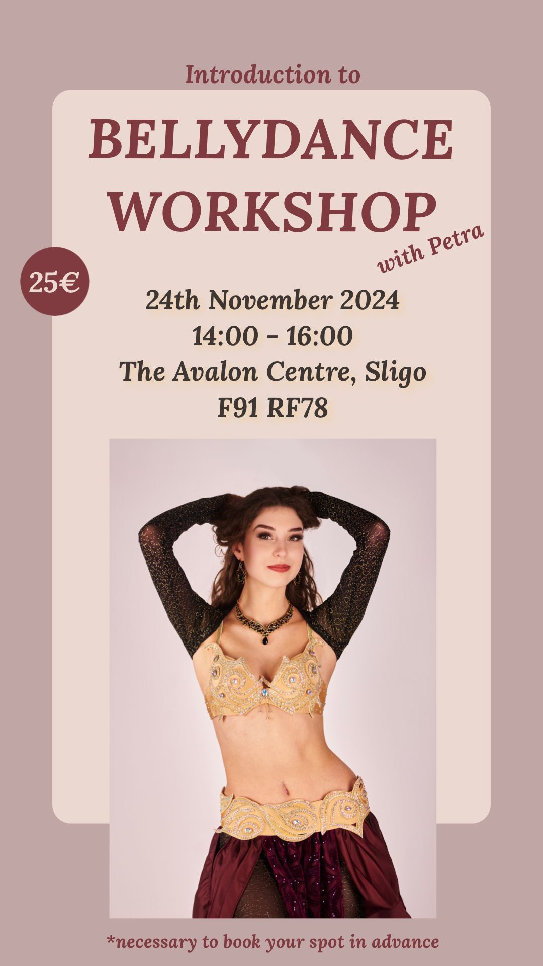 Bellydance workshop - Introduction to Oriental dancing 