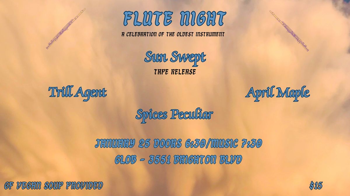 Flute Night at Glob - Sun Swept Album Release