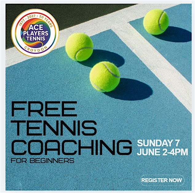 Free Tennis Coaching For LGBTQIA+ Beginners