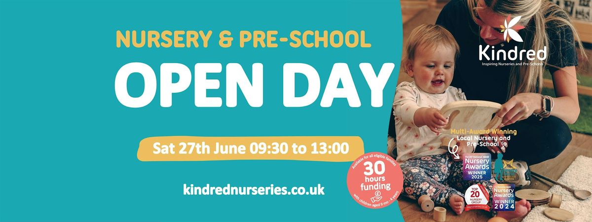 Kindred Westcliff Nursery & Pre-School Open Day - 27th June 2026
