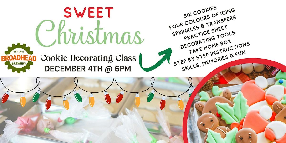 December 4th -  Sweet Christmas Cookie Decorating Class