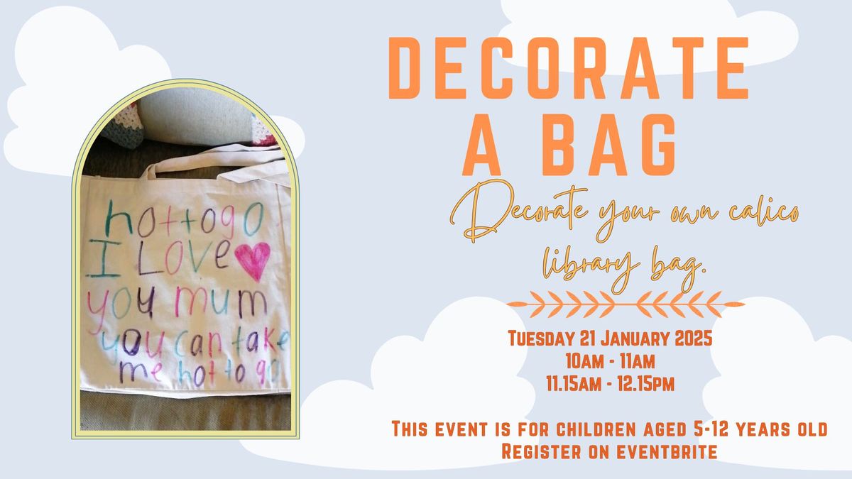 Decorate a bag