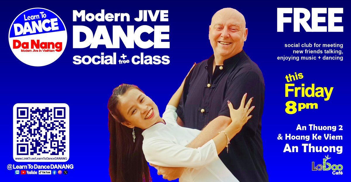 this FRIDAY Modern JIVE social DANCE (beginners welcome)