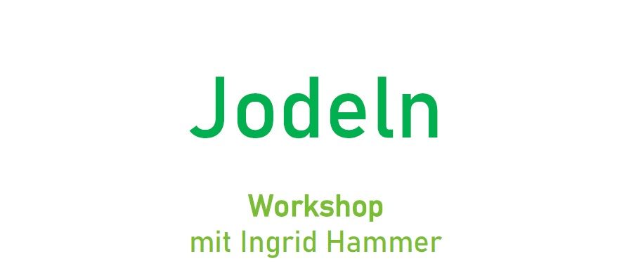 Jodeln - Workshop mit Ingrid Hammer in Biel\/Bienne