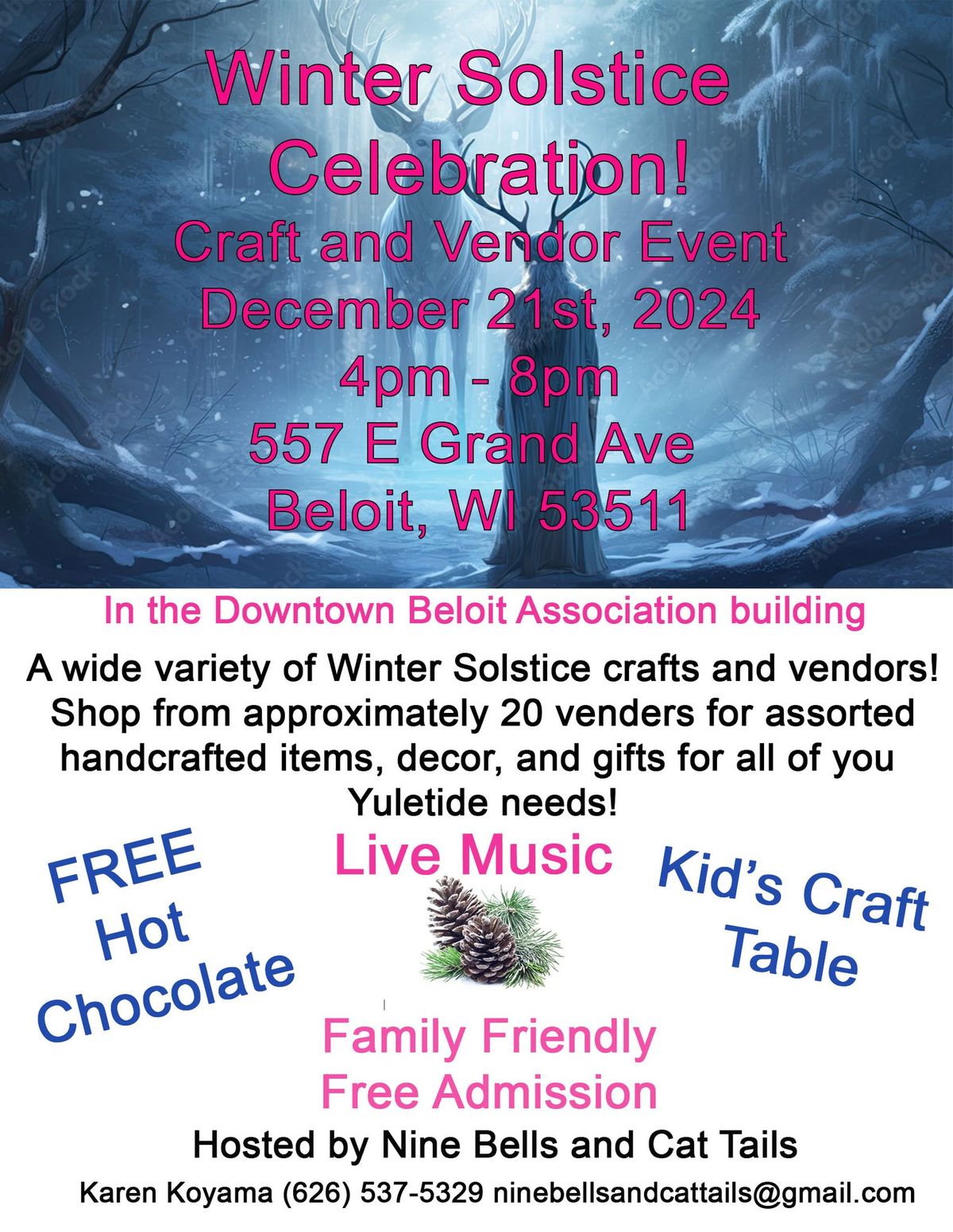 Winter Solstice Celebration Vendor Event!