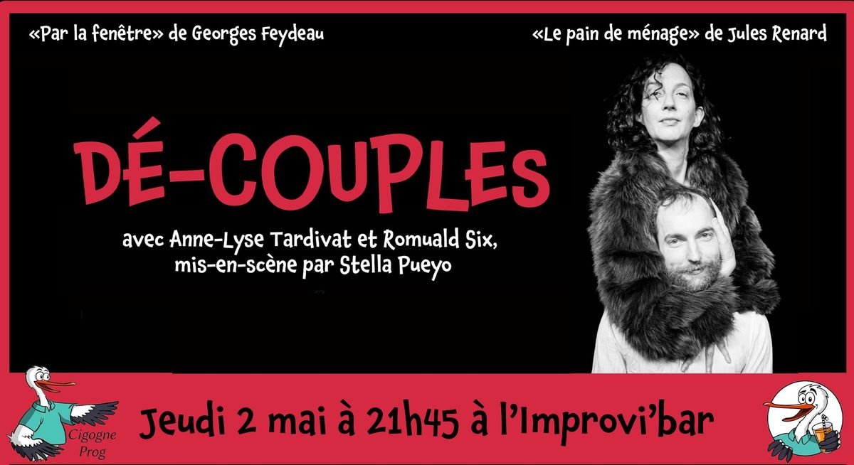 D\u00e9-Couples - Pi\u00e8ces de th\u00e9\u00e2tre d'apr\u00e8s Georges Feydeau et Jules Renard