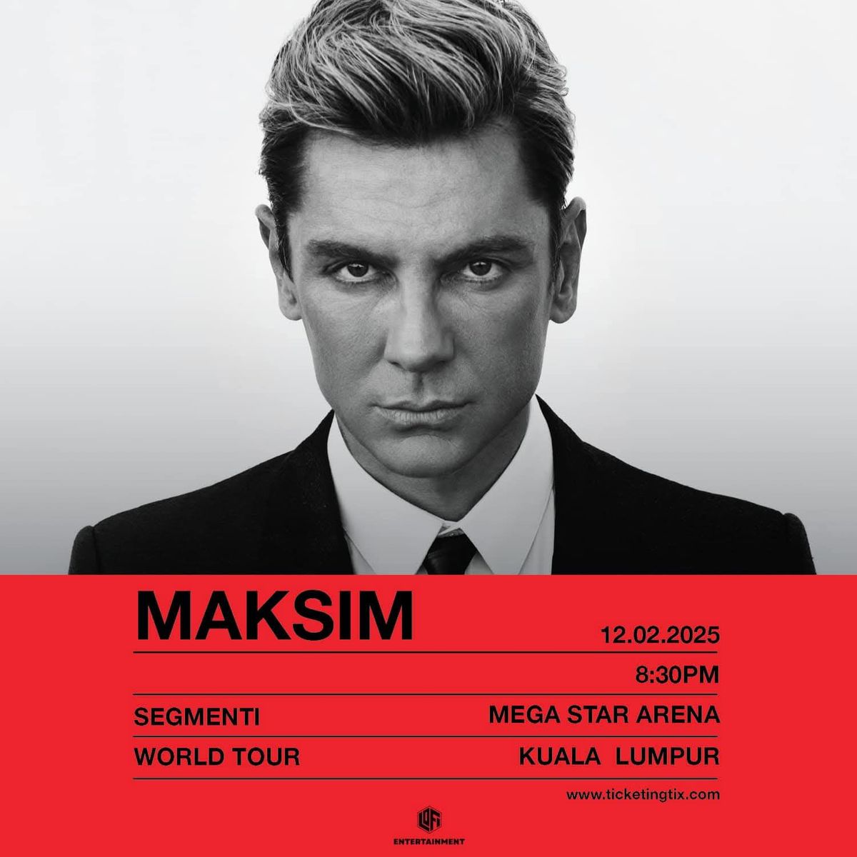 MAKSIM "SEGMENTI WORLD TOUR" IN KUALA LUMPUR