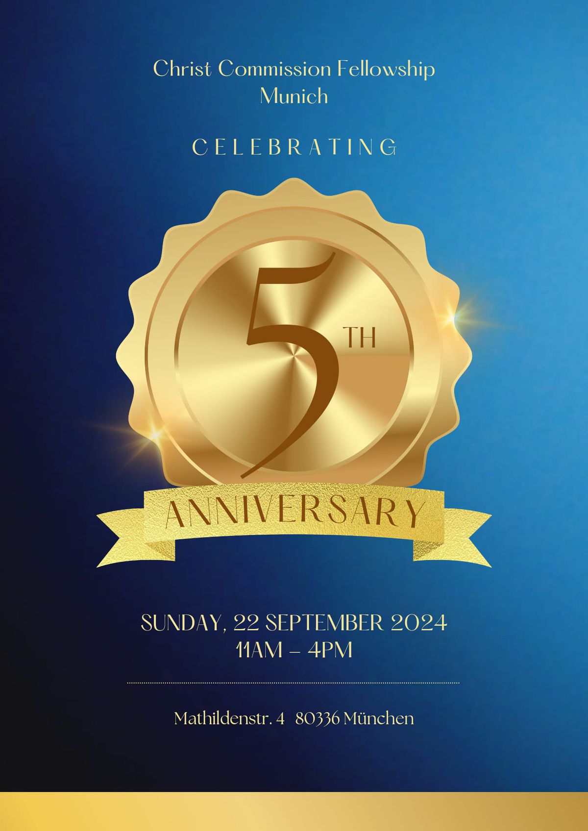 CCF Munich 5th Year Anniversary