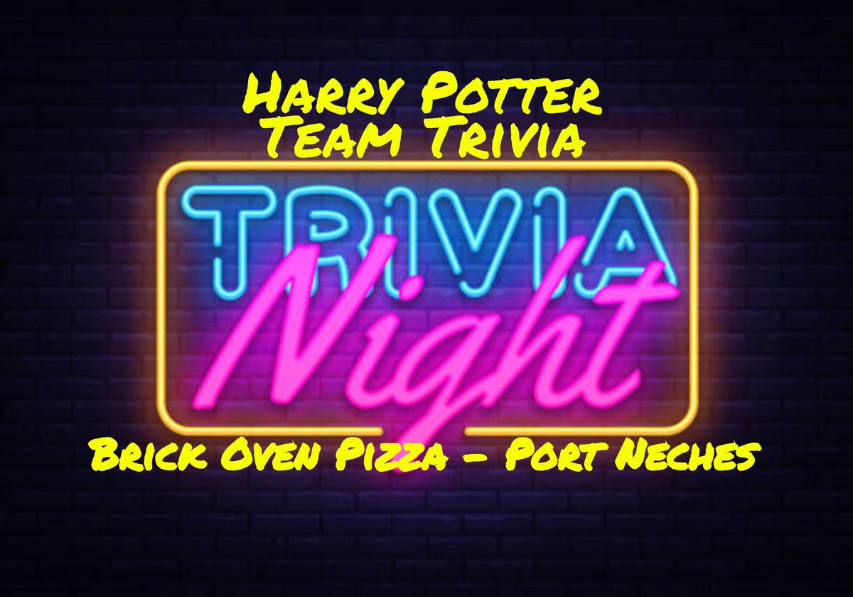 Tuesday Trivia @ Brick Oven Pizza: Harry Potter Team Trivia