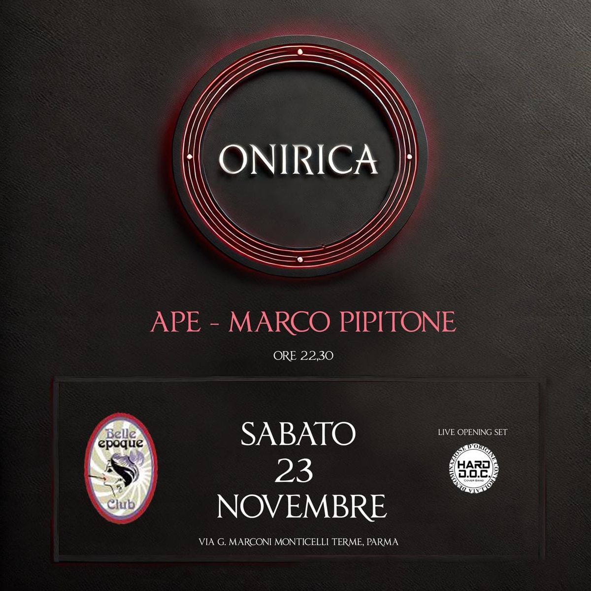 ONIRICA\/\/Club Belle Epoque 