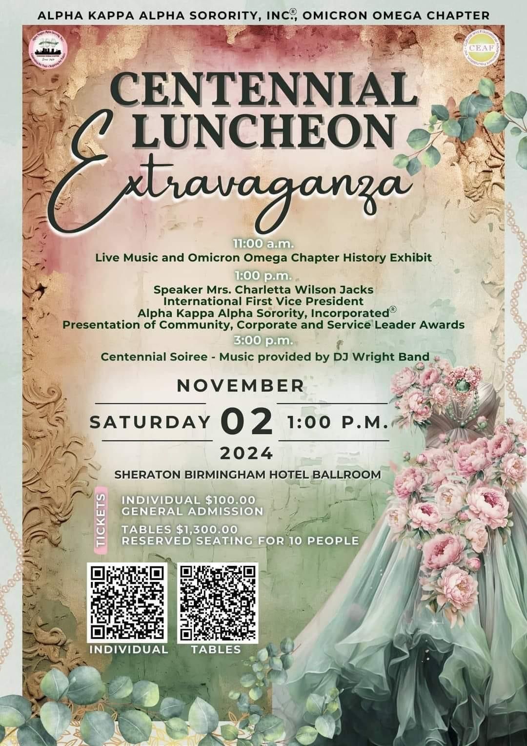 Centennial Luncheon Extravaganza 