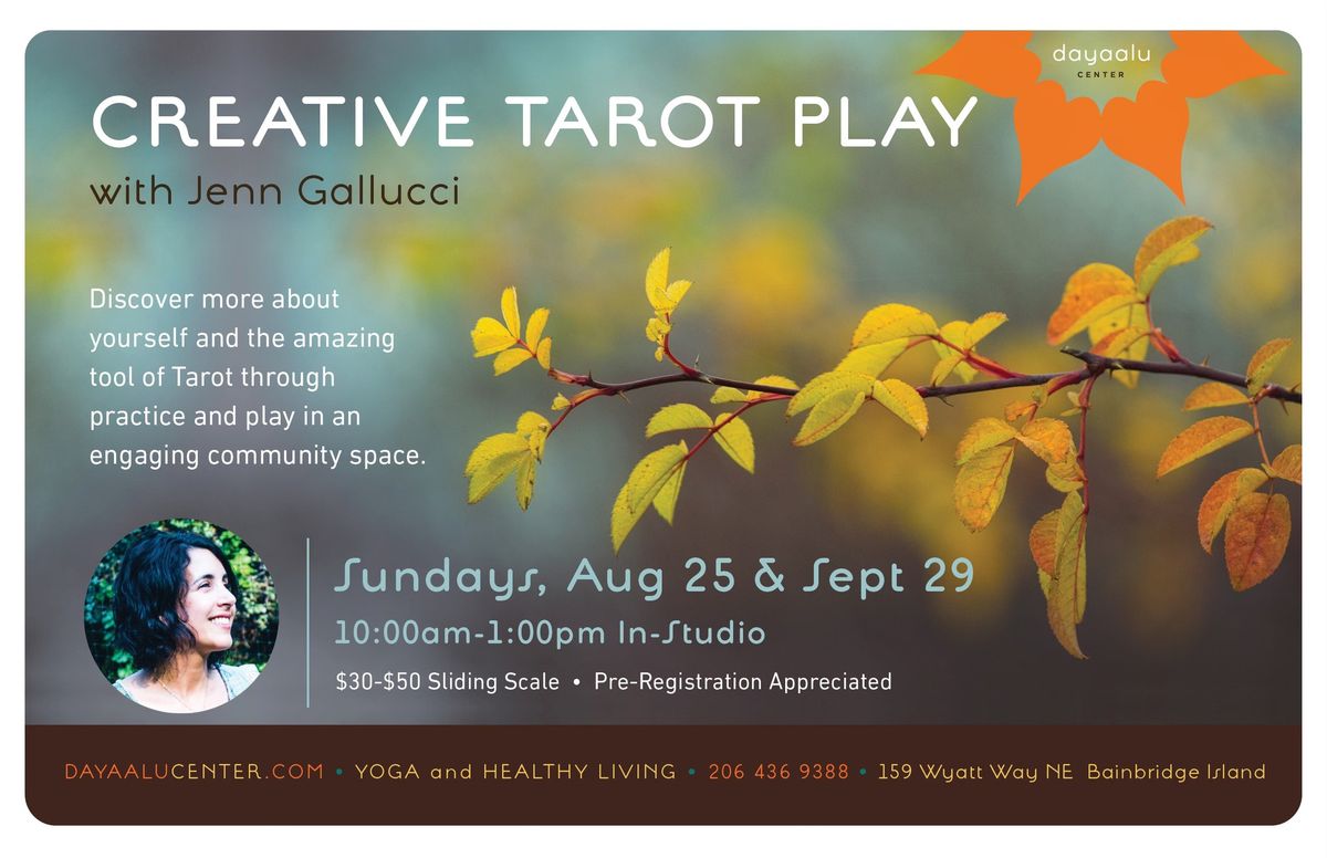 Creative Tarot Play with Jenn Gallucci (In-Studio)