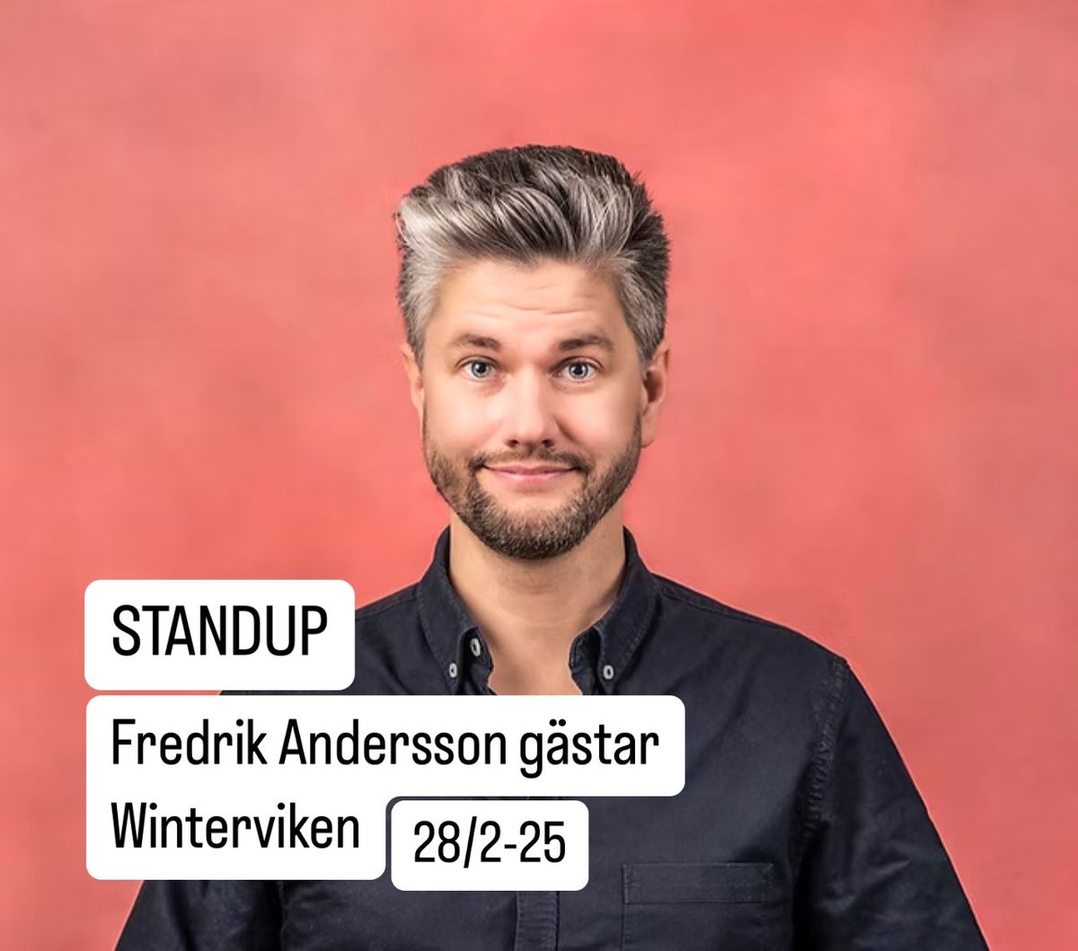 MIDDAG & STANDUP MED FREDRIK ANDERSSON