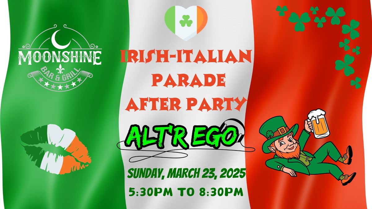 ALT'R EGO at Moonshine Bar {Irish-Italian Parade After Party}