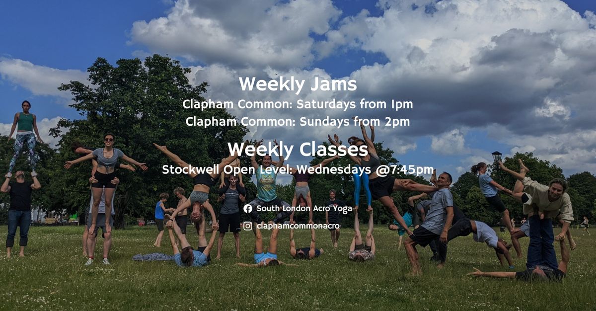 Clapham Common Acro Jam: SS24