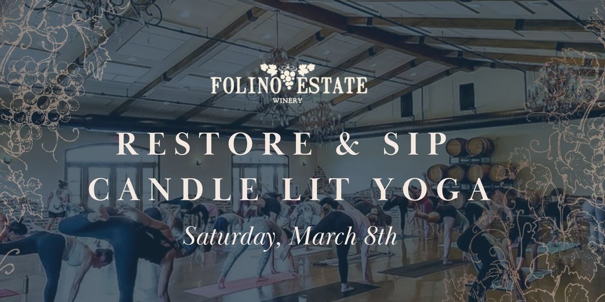 Restore & Sip | Candle-Lit Yoga