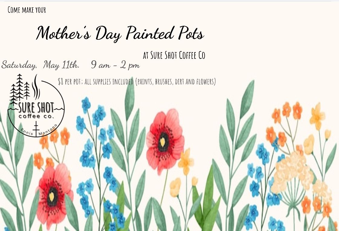 Painted Pots for Mother\u2019s Day