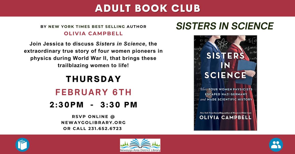 Sisters in Science Book Club - RSVP Link Below