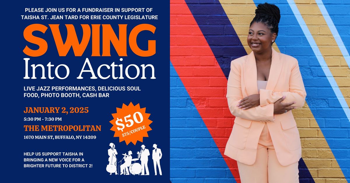 Swing Into Action: A Jazzy Fundraiser to Support Taisha St. Jean Tard