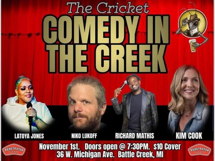 Comedy in the Creek November Showcase 