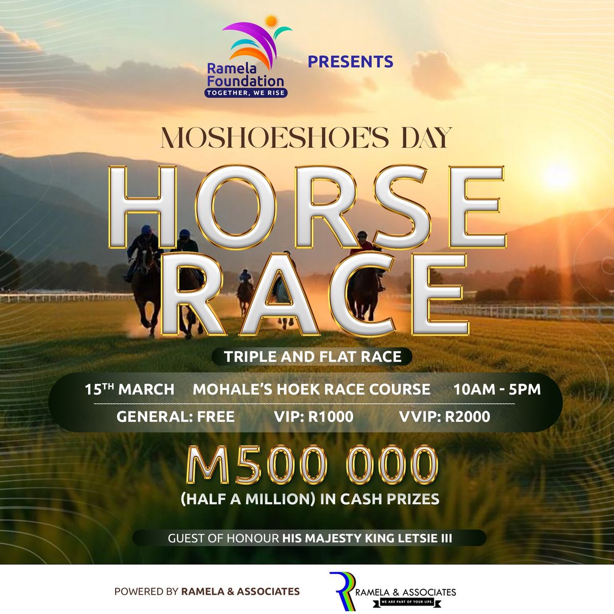 Moshoeshoe's Day Horse Racing