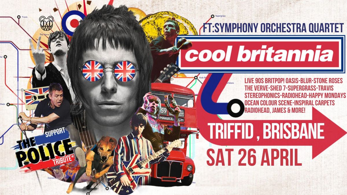 Cool Britannia! & Live Symphony Orchestra Quartet! St.George's Day Show! 