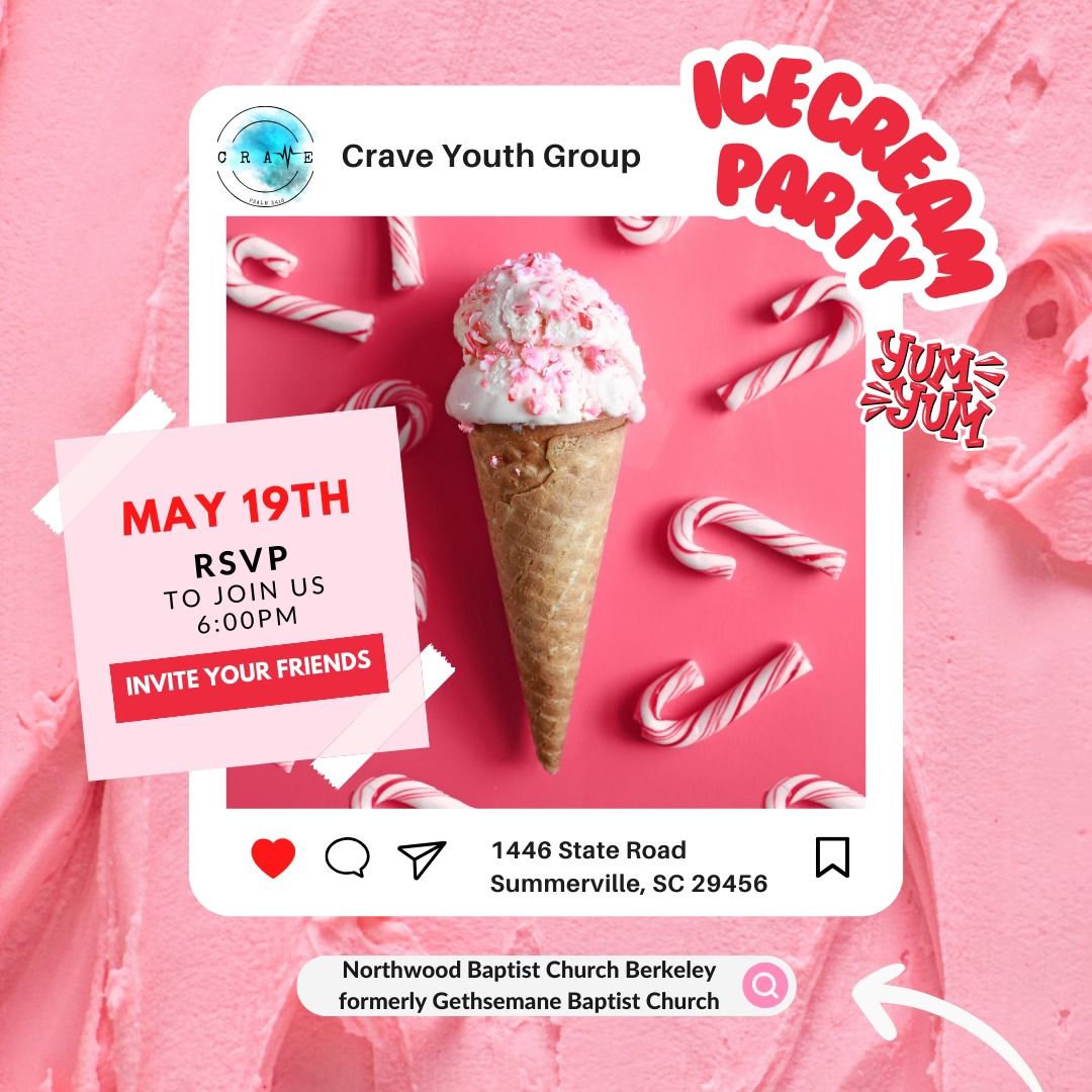 Crave Youth Group Ice Cream Party