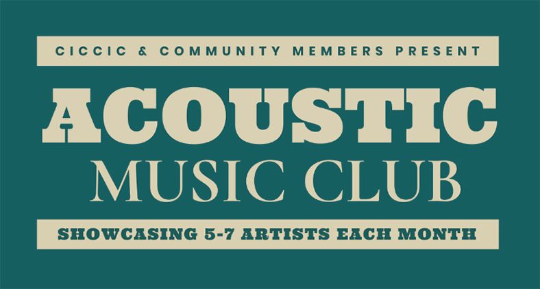 NEW - Acoustic Music Club \u2013 3rd Thursday of the Month