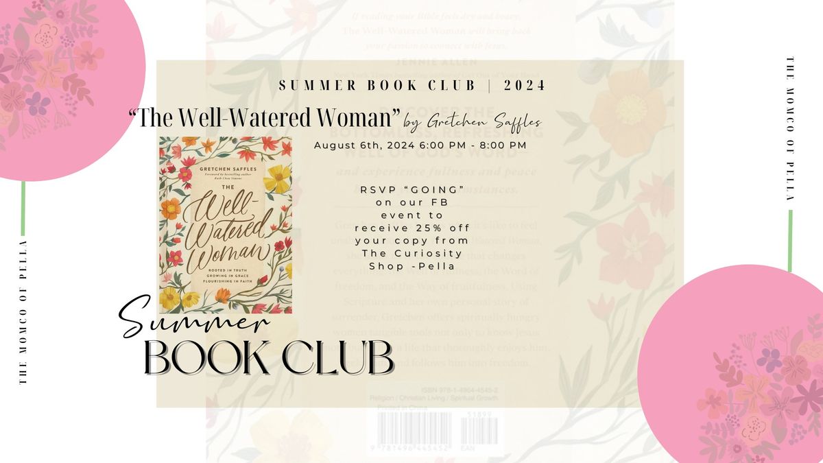 Summer Book Club 2024 w\/ The MomCo Pella