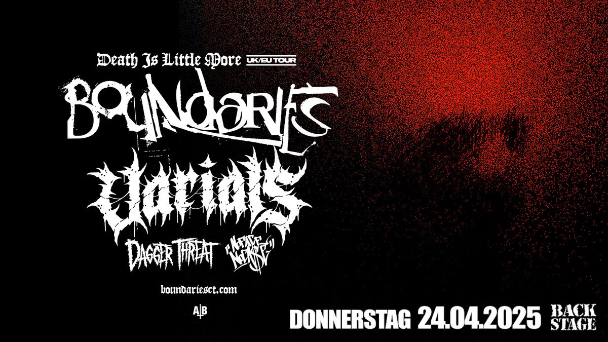 BOUNDARIES | DEATH IS LITTLE MOre UK\/EU TOUR | BACKSTAGE M\u00dcNCHEN 2025