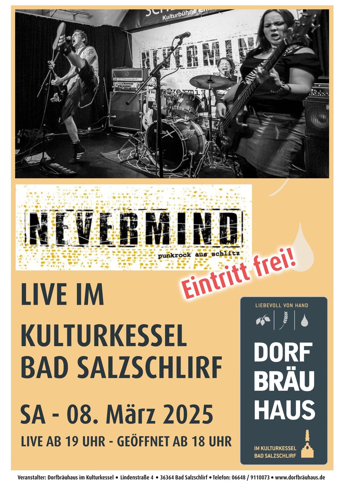 'Nevermind' Live im Kulturkessel