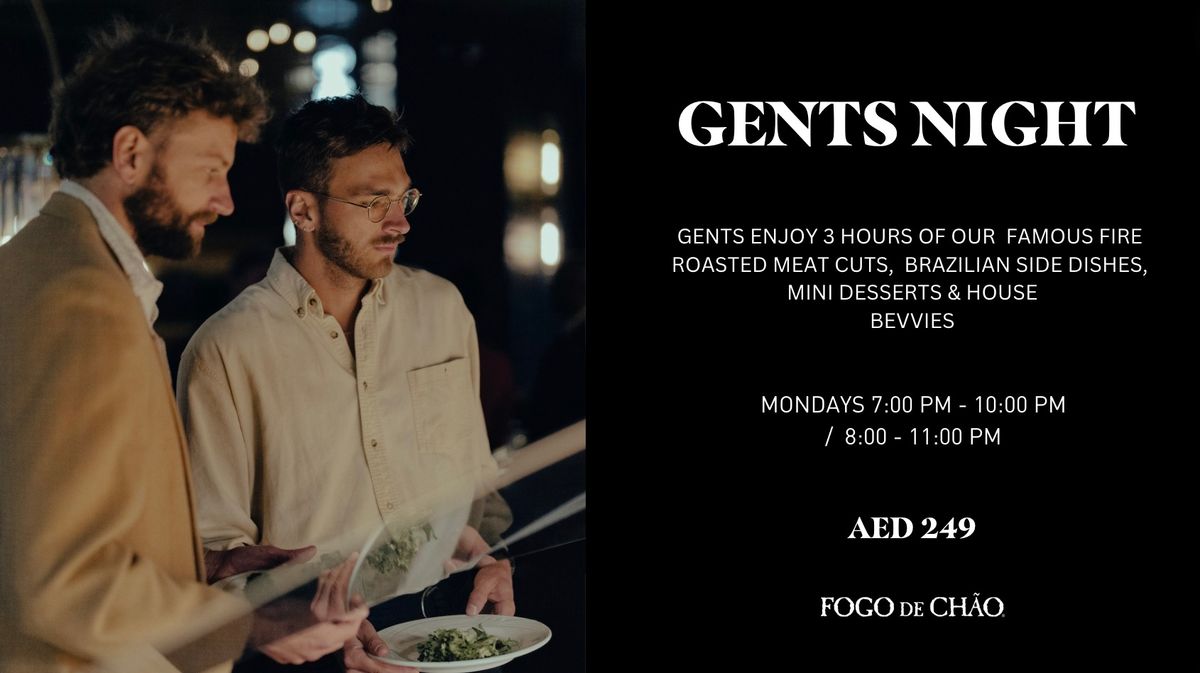 Gents Night Mondays 