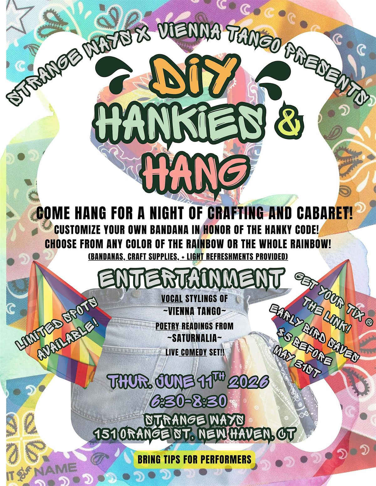 DIY Hankies & Hang @ Strange Ways