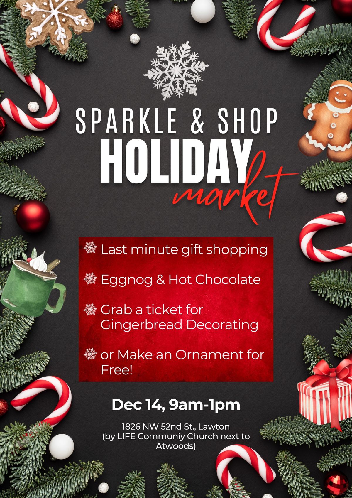 Sparkle and Shop Holiday Market by Refuge Brew House