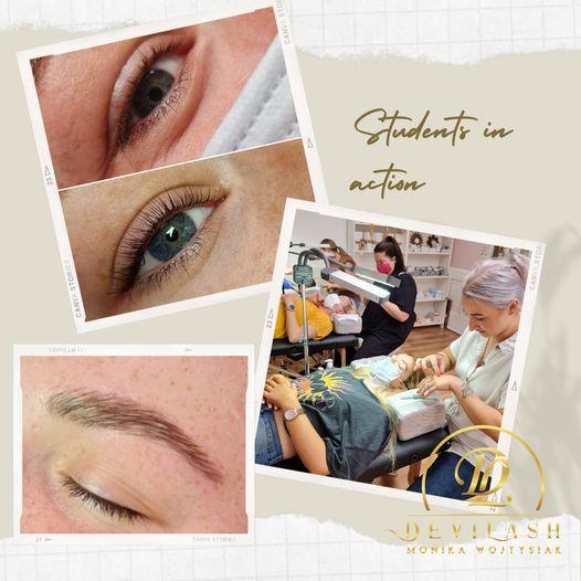 Lash lift and brow lamination training