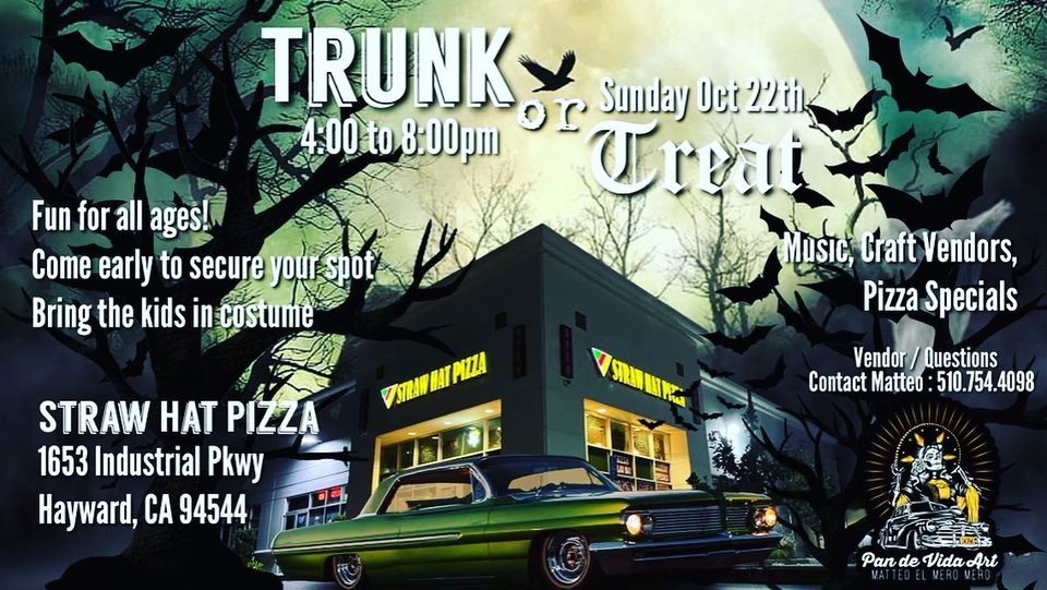 TRUNK OR TREAT, Straw Hat Pizza Hayward, 22 October 2023