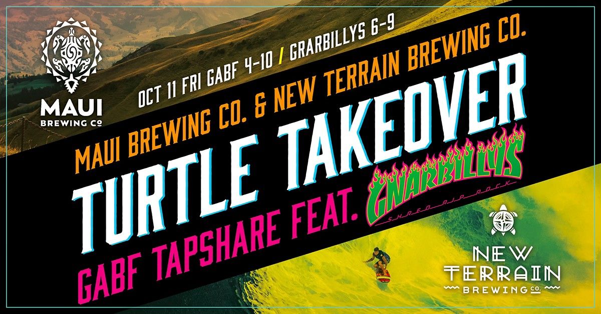 Turtle Takeover! Maui Brewing GABF Tapshare w\/ Gnarbillys