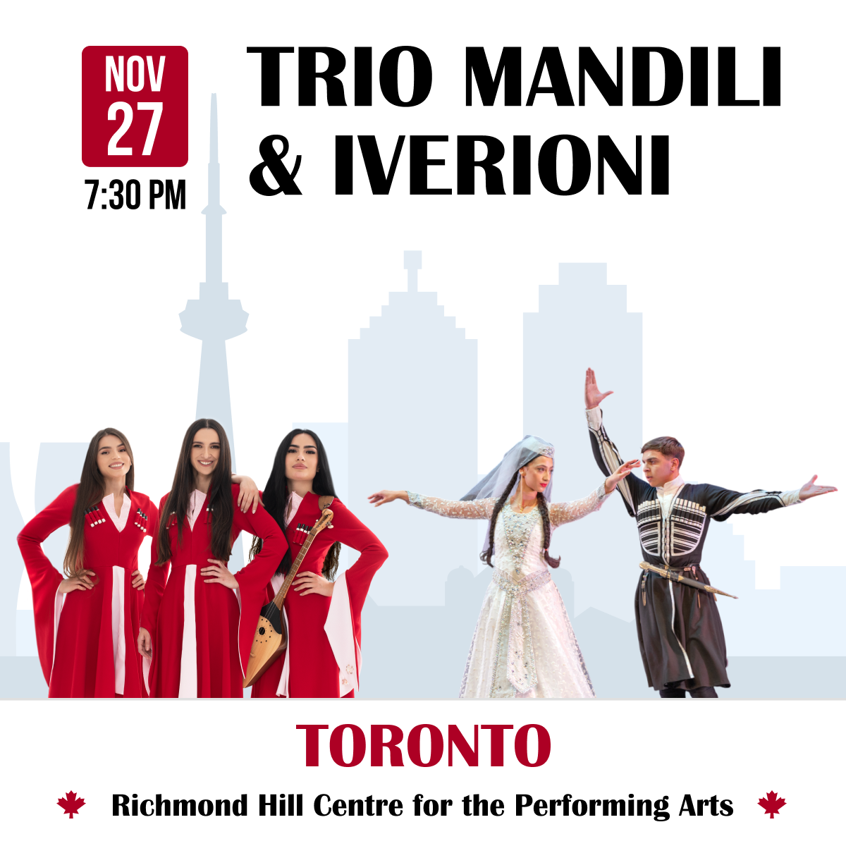 Trio Mandili and Iverioni at Richmond Hill Centre