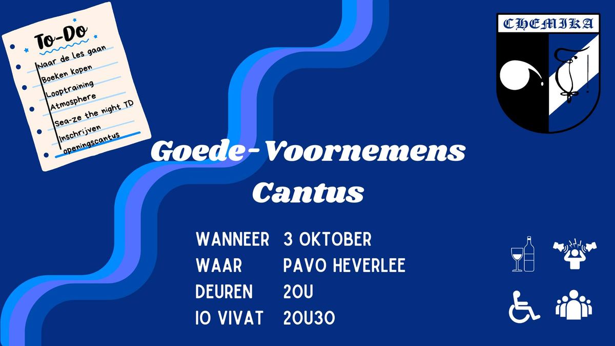 Goede-Voornemens Cantus Chemika