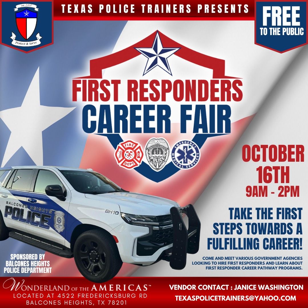 Texas Police Trainers First Responders Career Fair