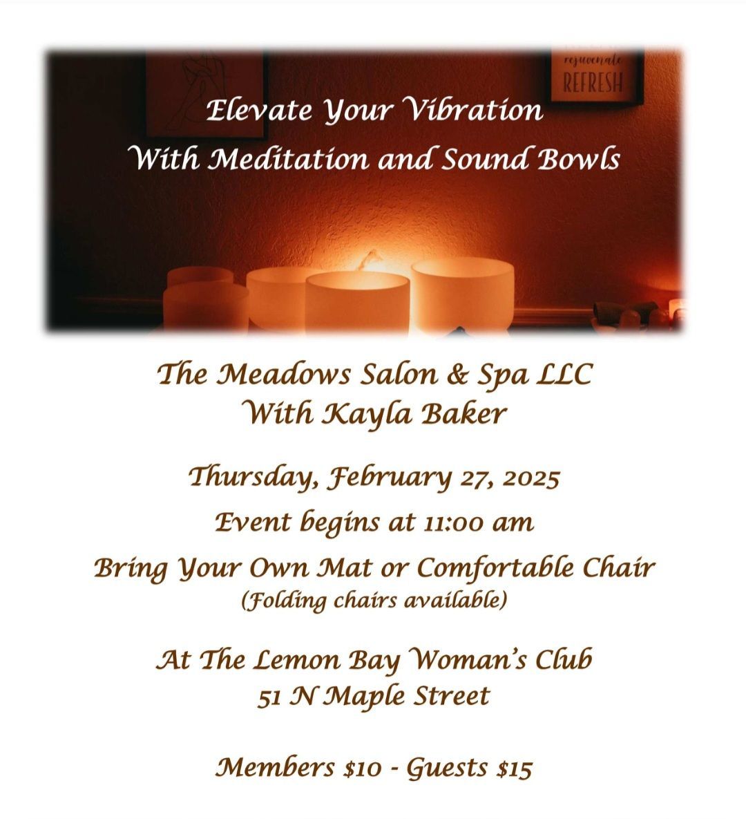 Elevate your vibration with meditation & sound bowls