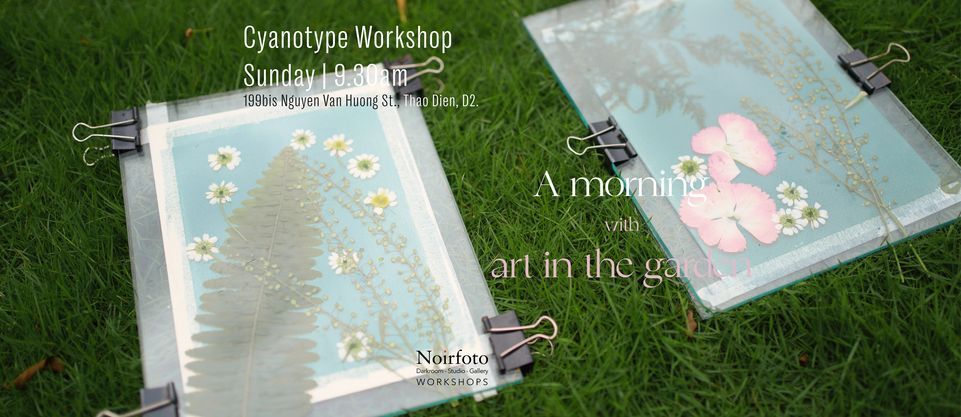 A morning with Art in the garden - Noirfoto Cyanotype Workshop