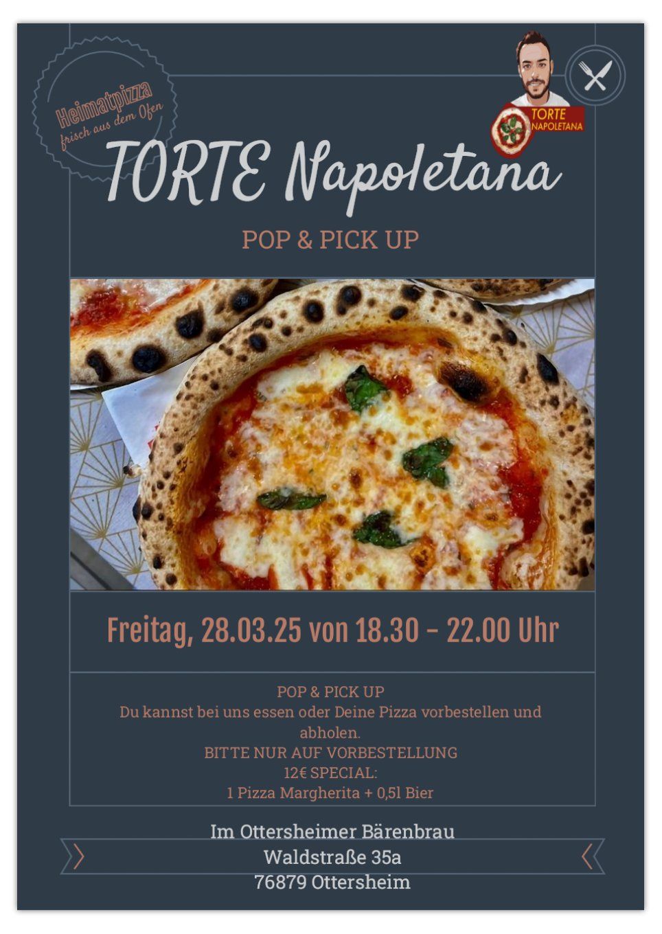 Zsamme Pizza esse - mit TORTE Napoletana