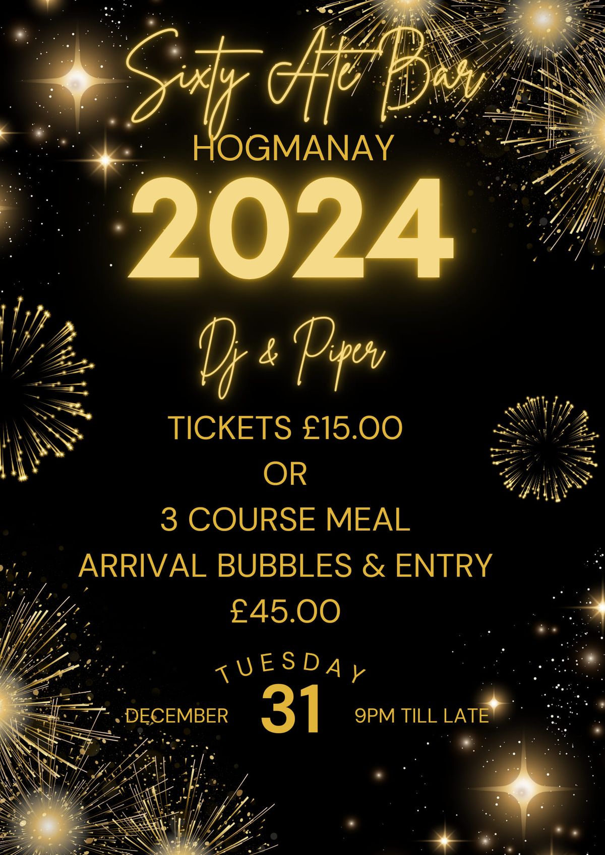 Hogmanay party