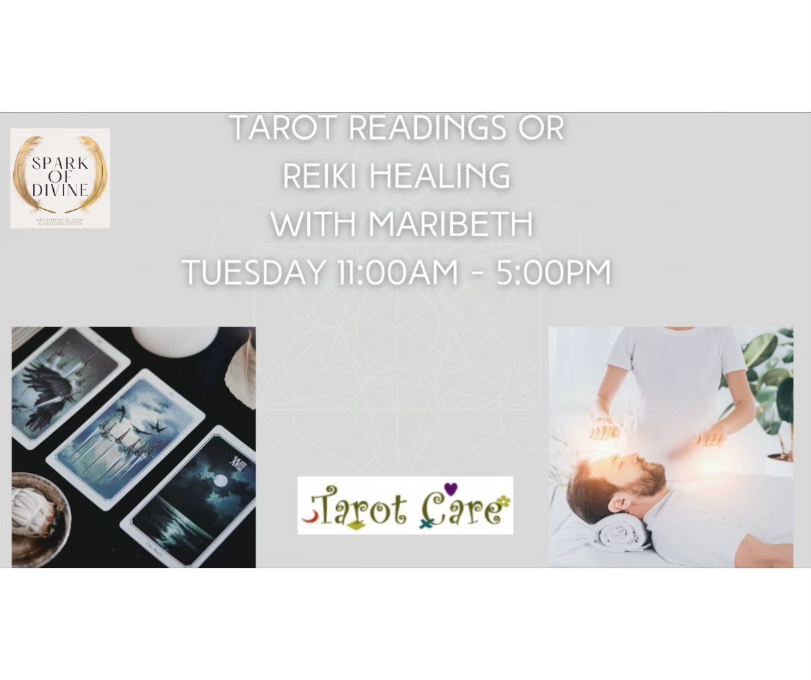 Tarot Reading or Reiki Healings with Maribeth 