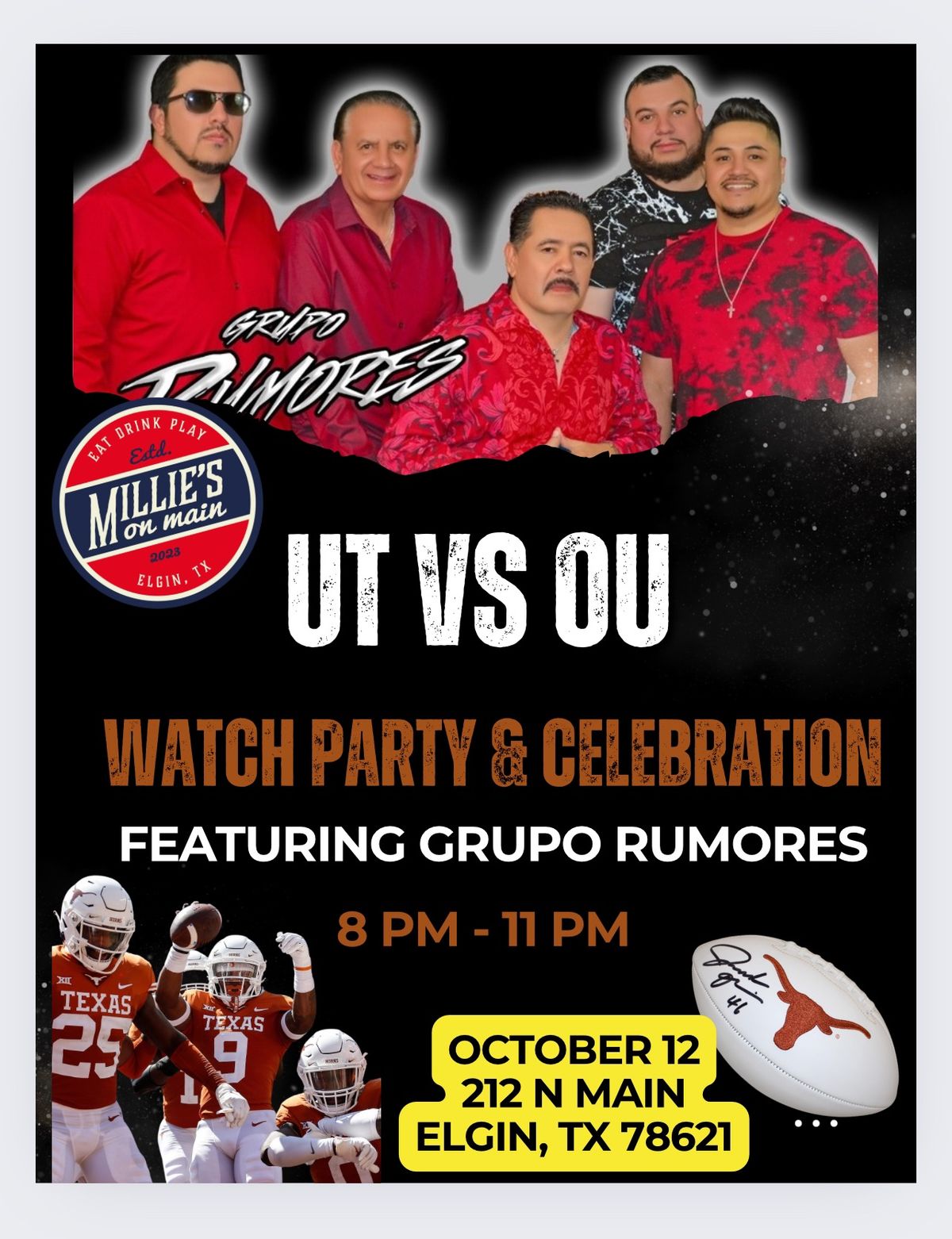 UT vs OU Watch Party 